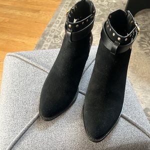 Coach booties size 9, black.